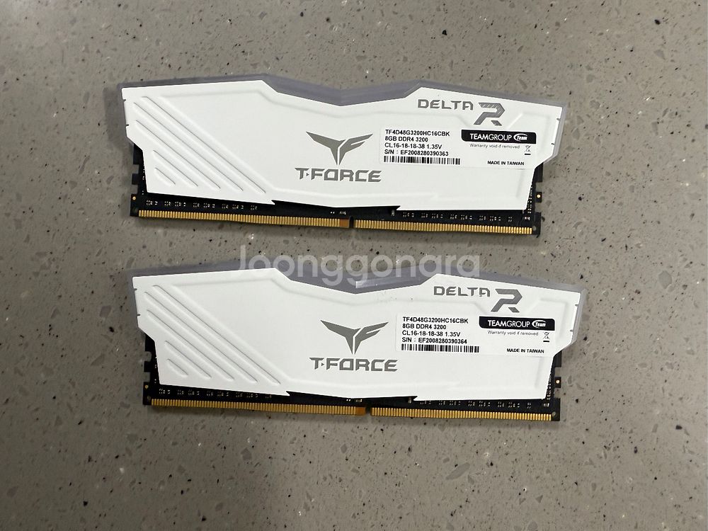 팀그룹 램 16GB (8GB x 2) DDR4 3200--0