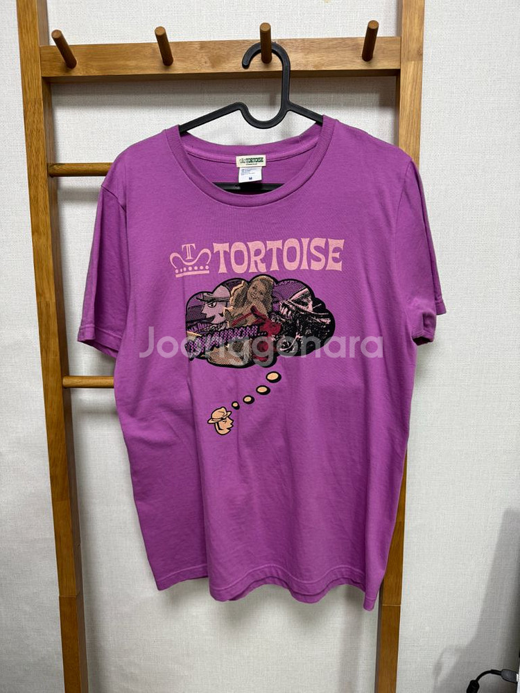 Tortoise 프린팅 반팔 티셔츠 M 빈티지티셔츠--0