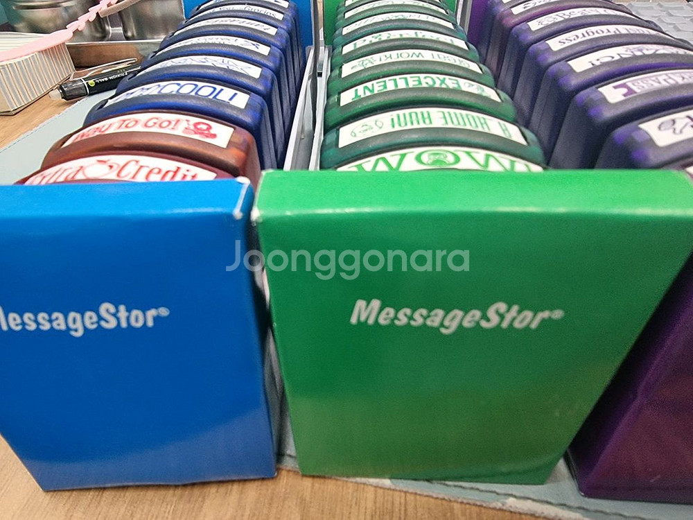 Messagestor 스탬프24종 만년잉크, 직구제품--1