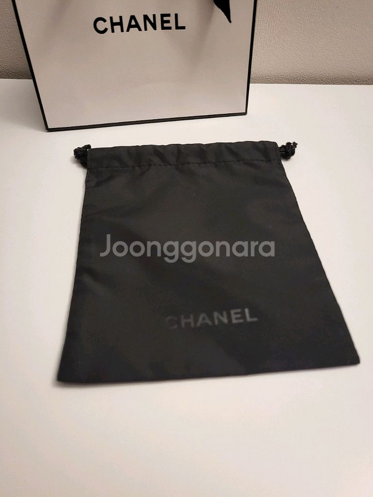 정품) 새상품 샤넬 블랙 복조리 파우치 (코스메틱)--0