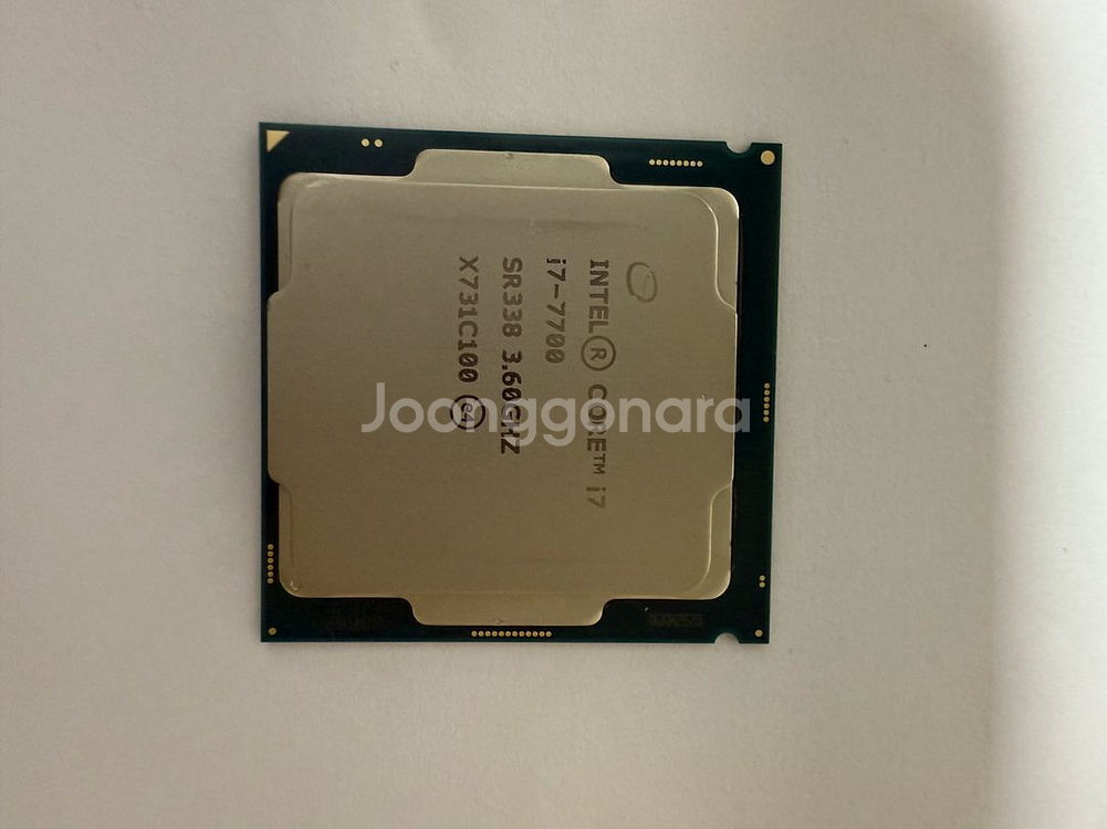 CPU i7-7700 정상작동 깨끗--0