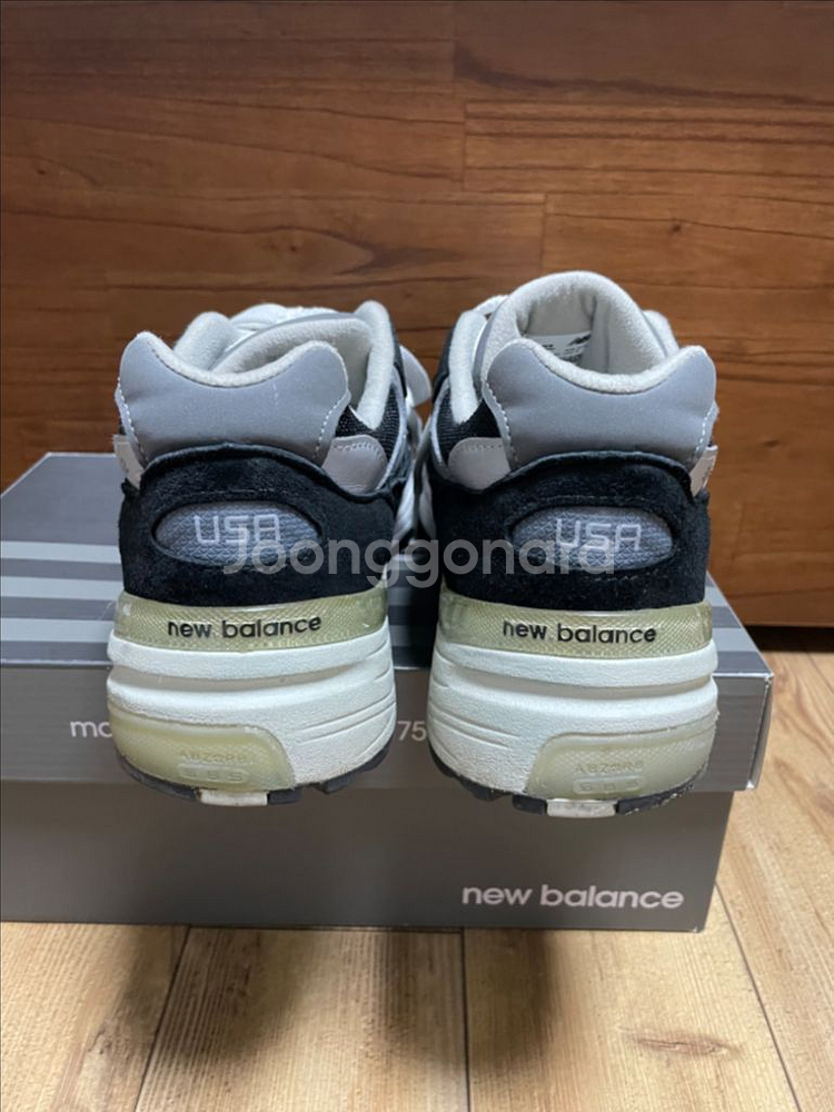 뉴발란스 992 구버전 블랙 260mm M992EB--4
