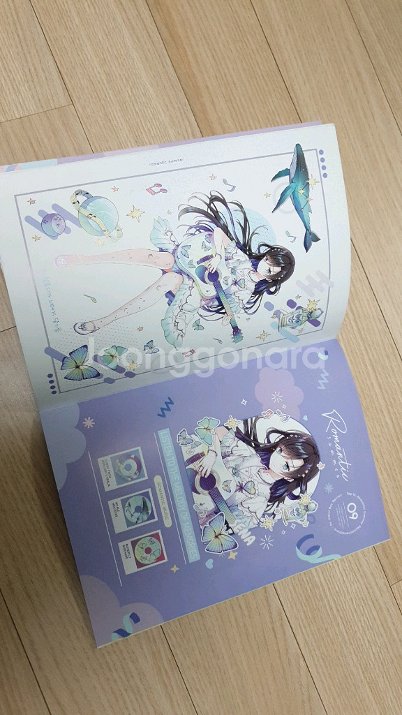 레니안님 페인트돌즈 로맨틱썸머 일러스트북--2