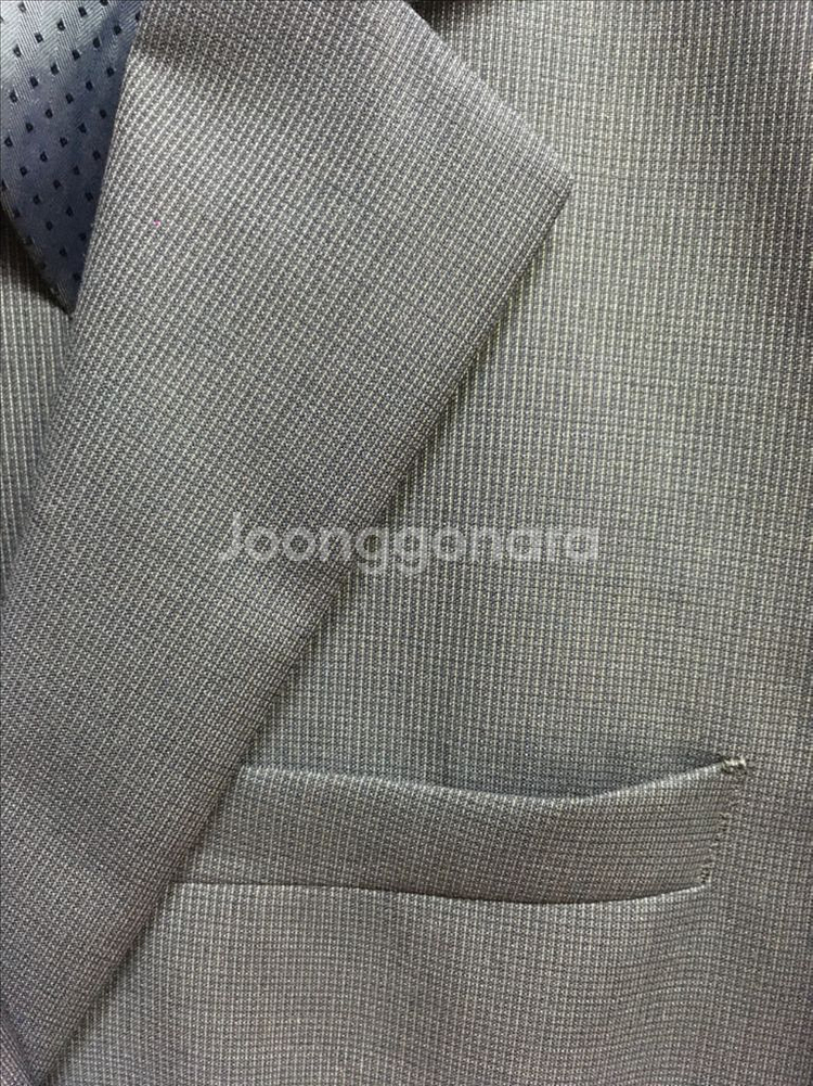 솔리드옴므 봄가을 네이비 패턴 블레이져 100사이즈--2