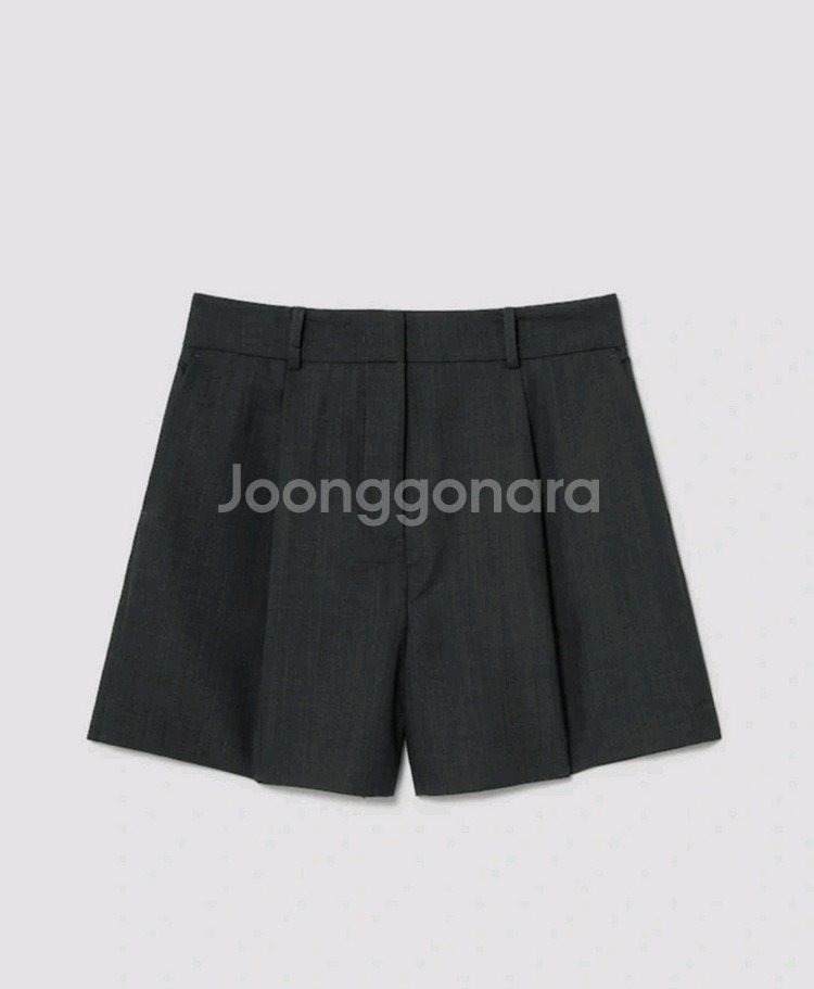 에잇세컨즈 폴리 뒷밴딩 반바지 애쉬 76(XL)--2