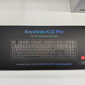 키크론 K10 프로 RGB 기계식 저소음 갈축 키보드