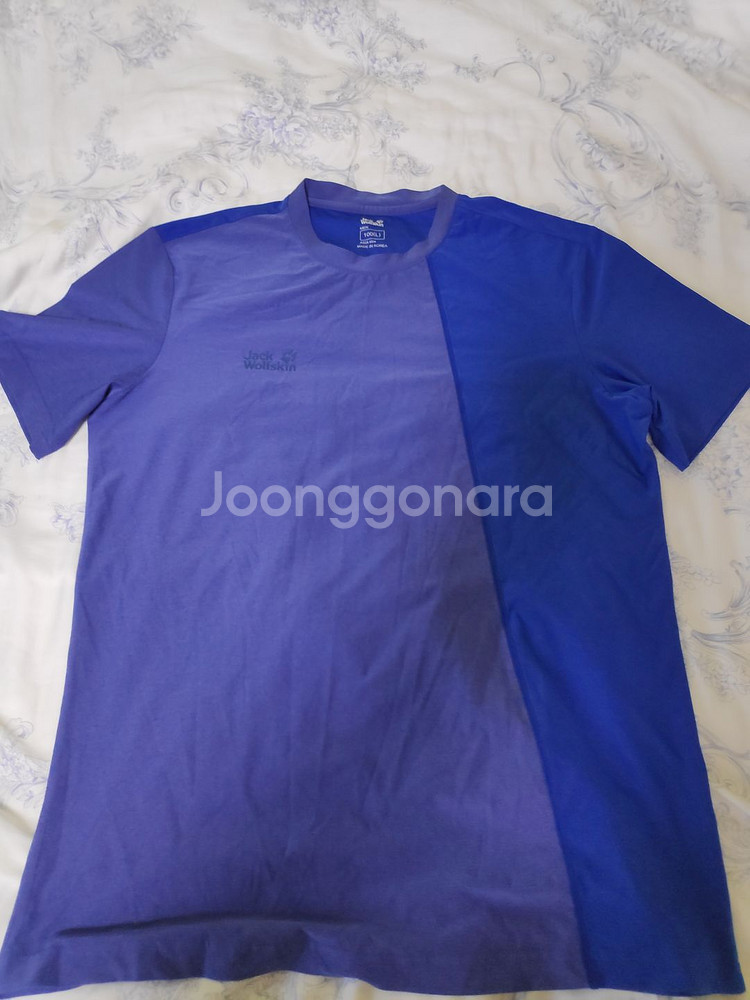 잭울프스킨 기능성 남성 반팔라운드티셔츠, 100--3