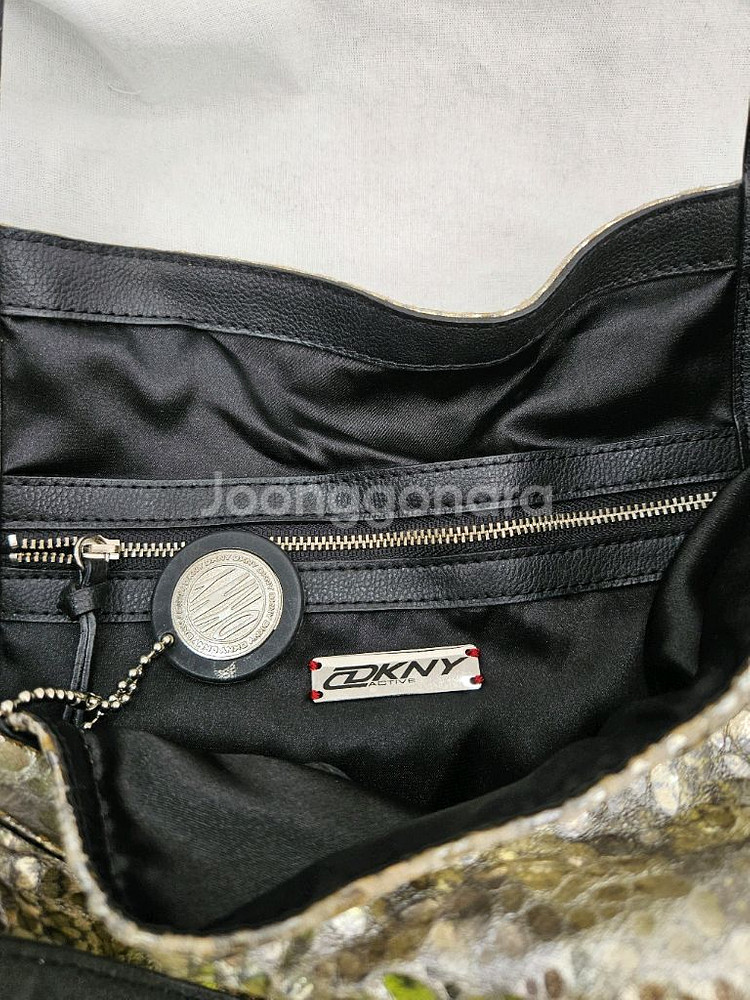 DKNY 반짝이 쇼퍼/ 숄더백--5