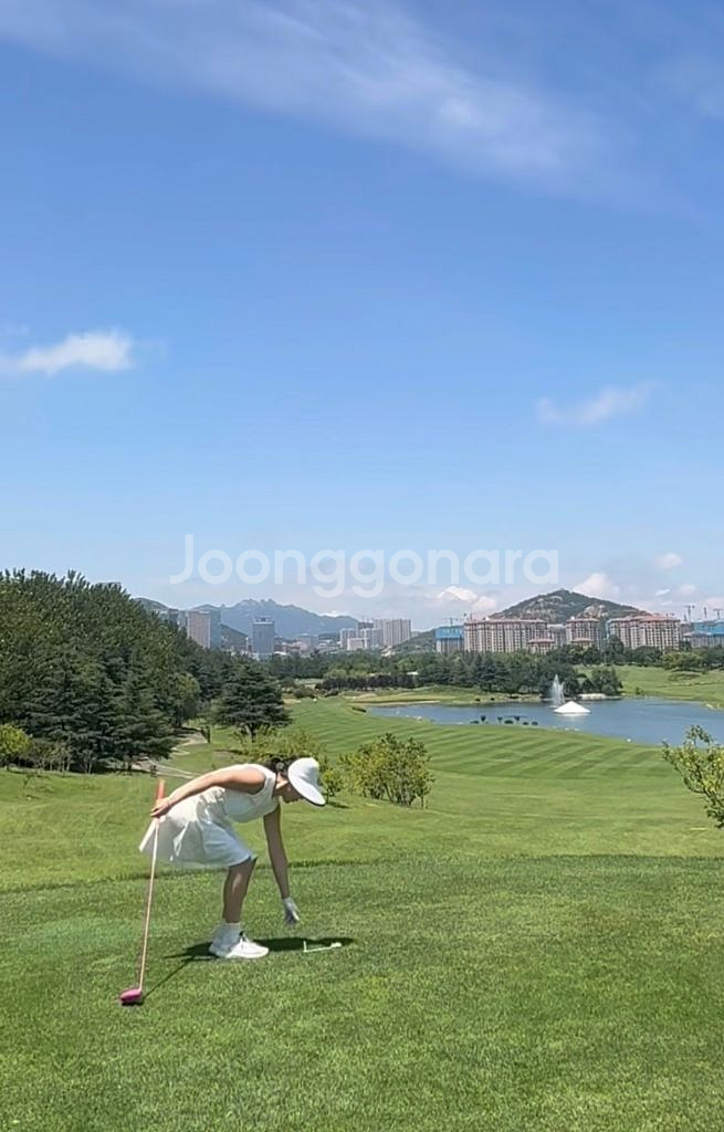 골프원피스 화이트--1