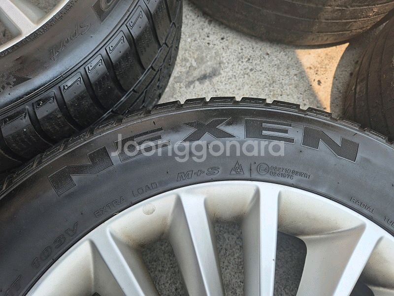 올뉴K7 17년식 순정 17인치 휠 타이어 1대분--6