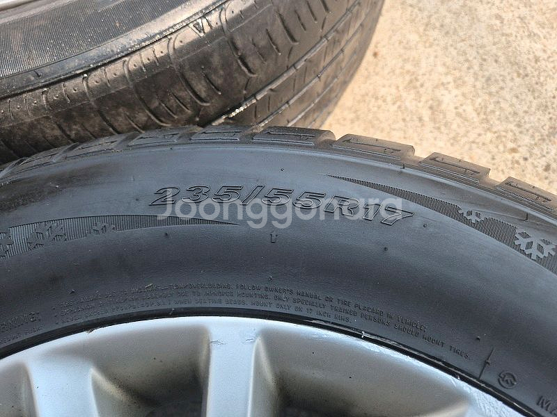올뉴K7 17년식 순정 17인치 휠 타이어 1대분--7