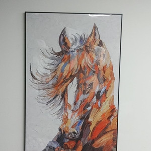 말그림 말액자 유화그림 초대형액자 그림액자 대형그림 팜