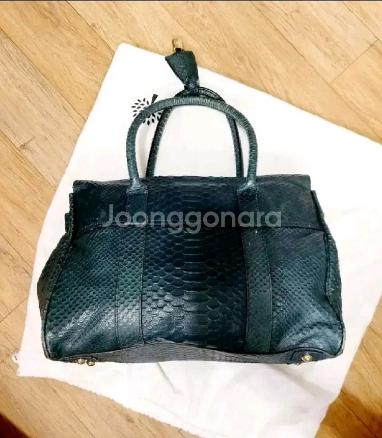 멀버리 가방 파이톤 베이스워터 정품--2
