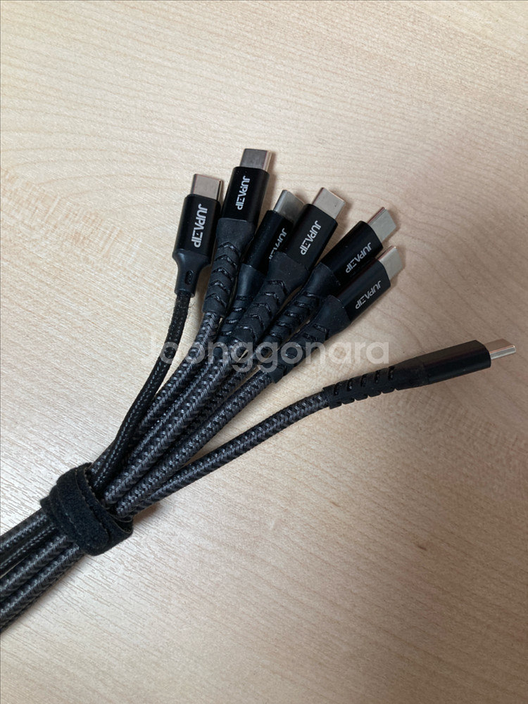 주파집 usb c to c 고급 직물 피복 케이블 판매--0