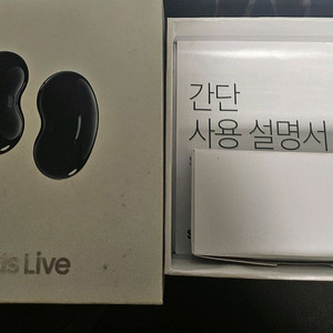 버즈 라이브 SM-R180 부속품들