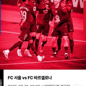 FC서울 vs 바르셀로나 티켓2매 (2등석 c) 판매