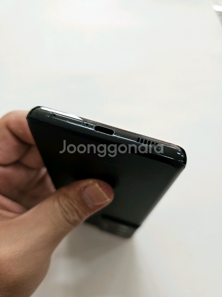 갤럭시 S21울트라블랙 무잔상 정상공기기--8