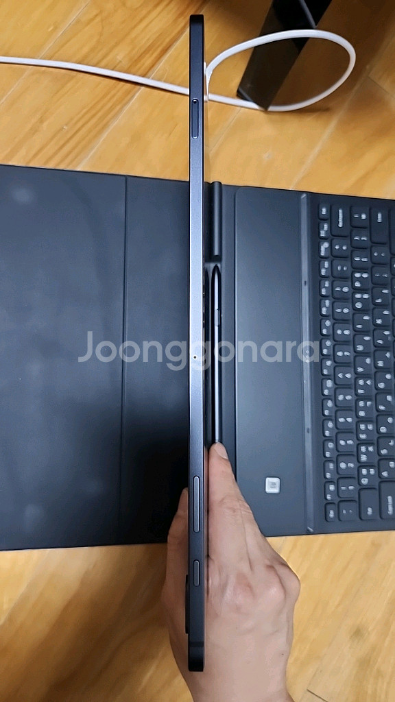 갤럭시탭 s7 fe 128g 정품 키보드 포함--5