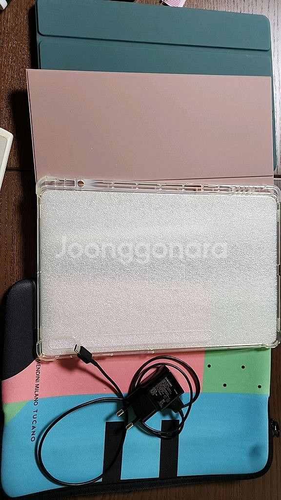 갤럭시탭 s7 fe 128g 정품 키보드 포함--2