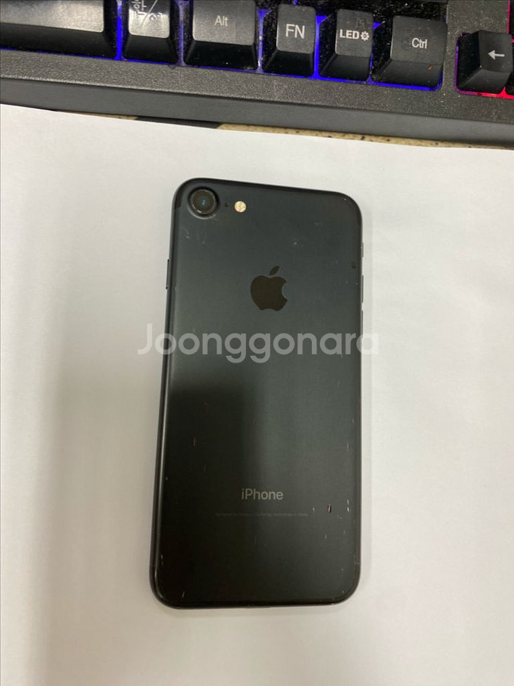 아이폰7 매트블랙 액정SS급 128GB 배터리100%--0
