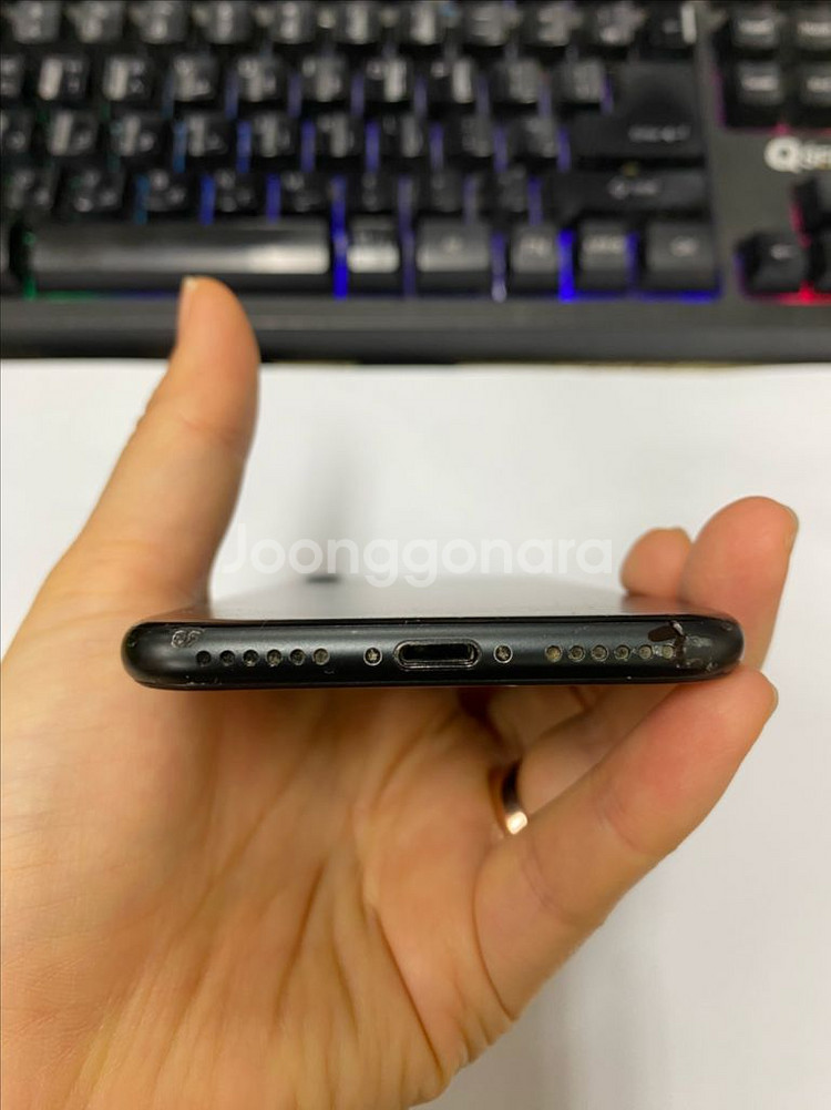아이폰7 매트블랙 액정SS급 128GB 배터리100%--6