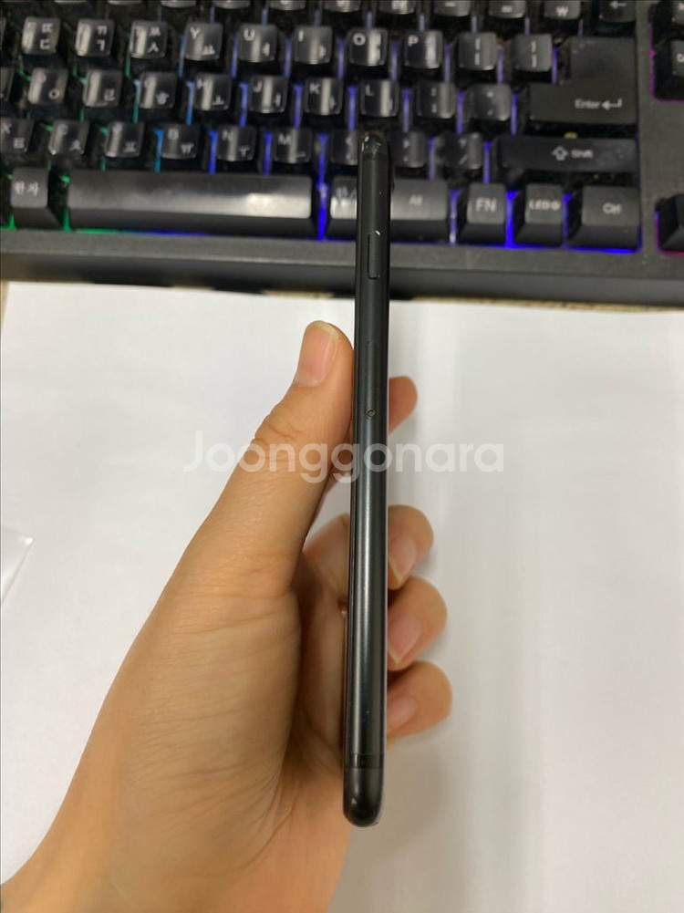 아이폰7 매트블랙 액정SS급 128GB 배터리100%--5
