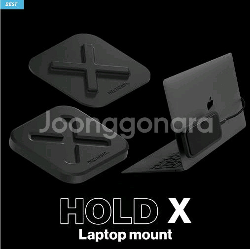 델타허브 HoldX 노트북 마운트 부착홀드 새상품--0