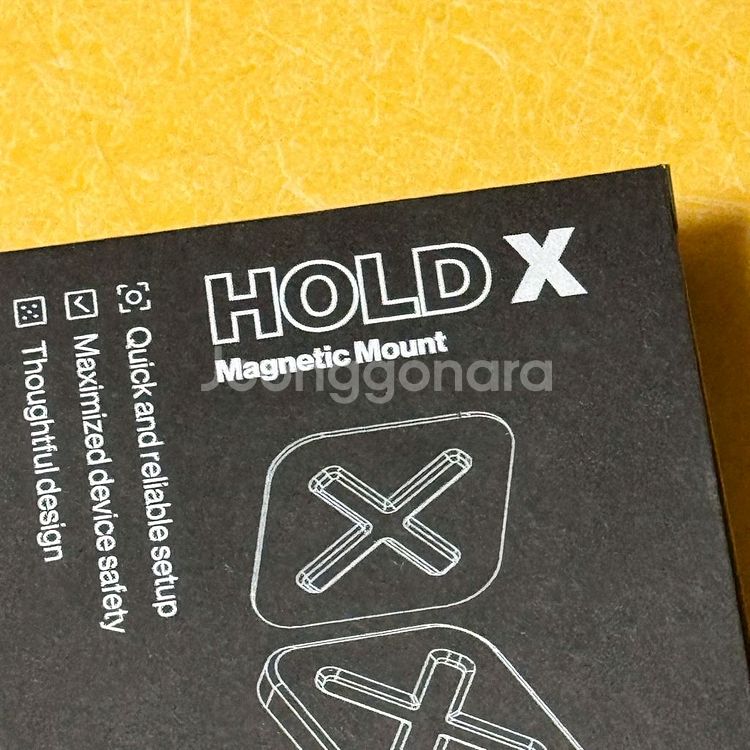 델타허브 HoldX 노트북 마운트 부착홀드 새상품--3