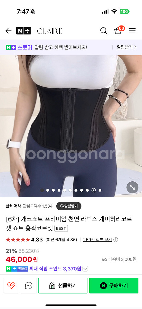 힙시스터즈 흉곽코르셋--0