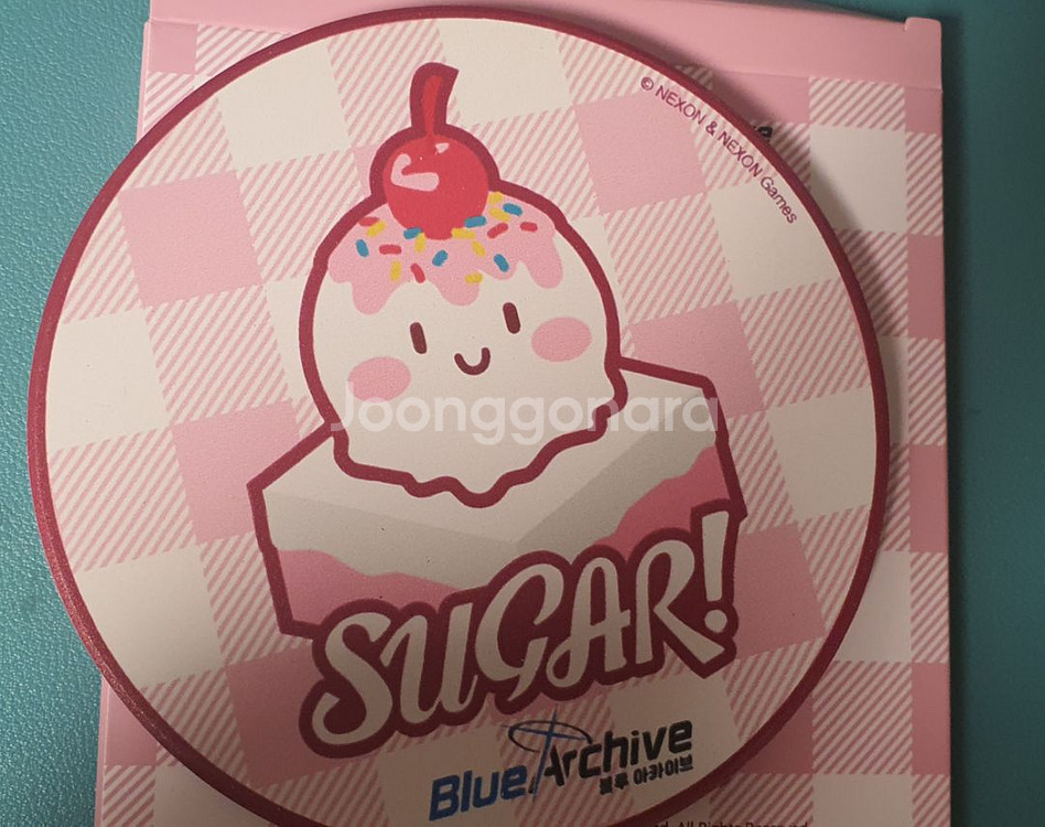 블루아카이브 방디부 달콤커피 콜라보 코스터--0