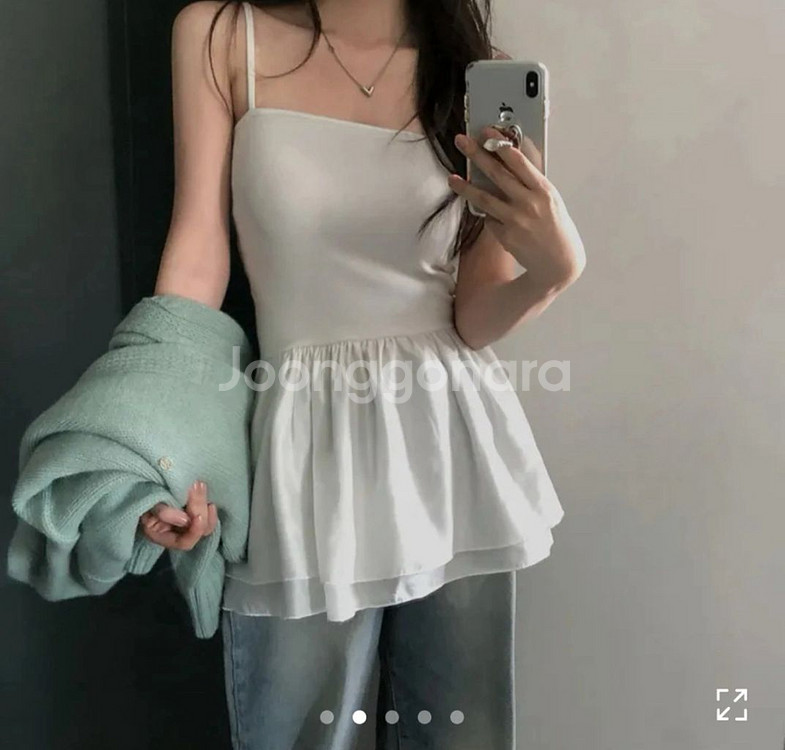 레이어드 나시 원피스--0