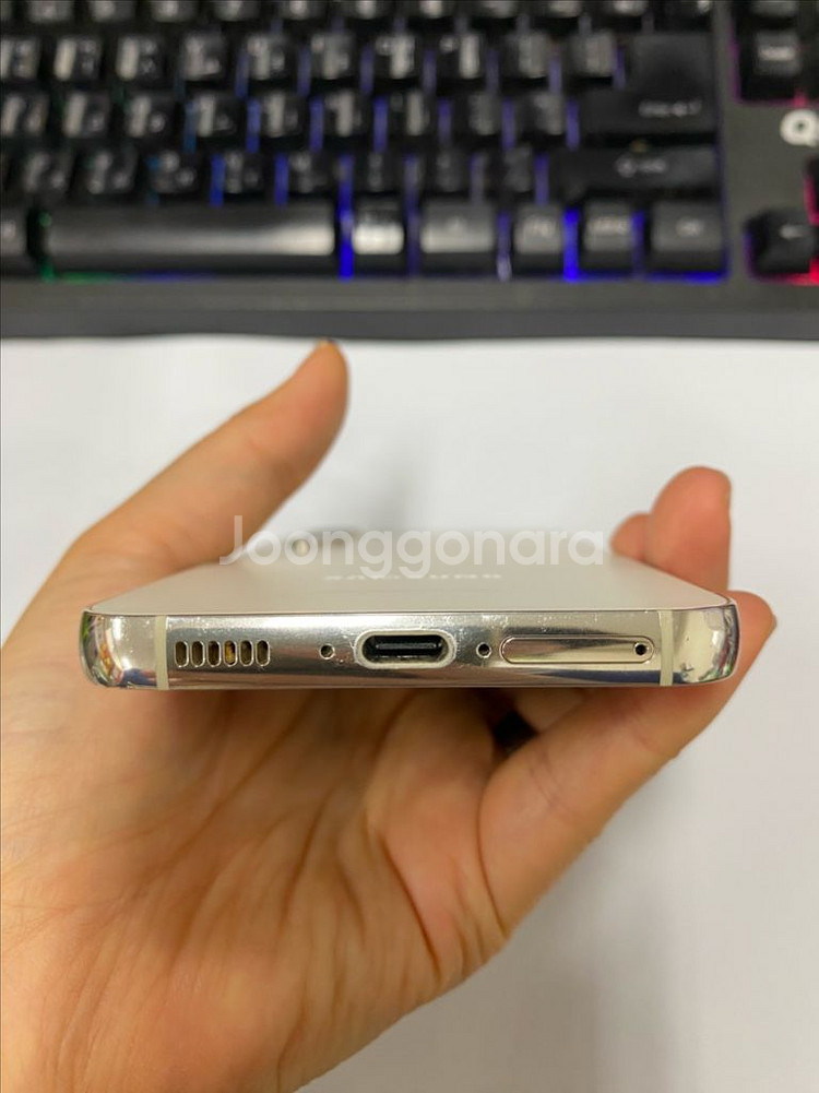 SK 갤럭시S23 크림 외관깔끔 256GB 무잔상메인폰--6