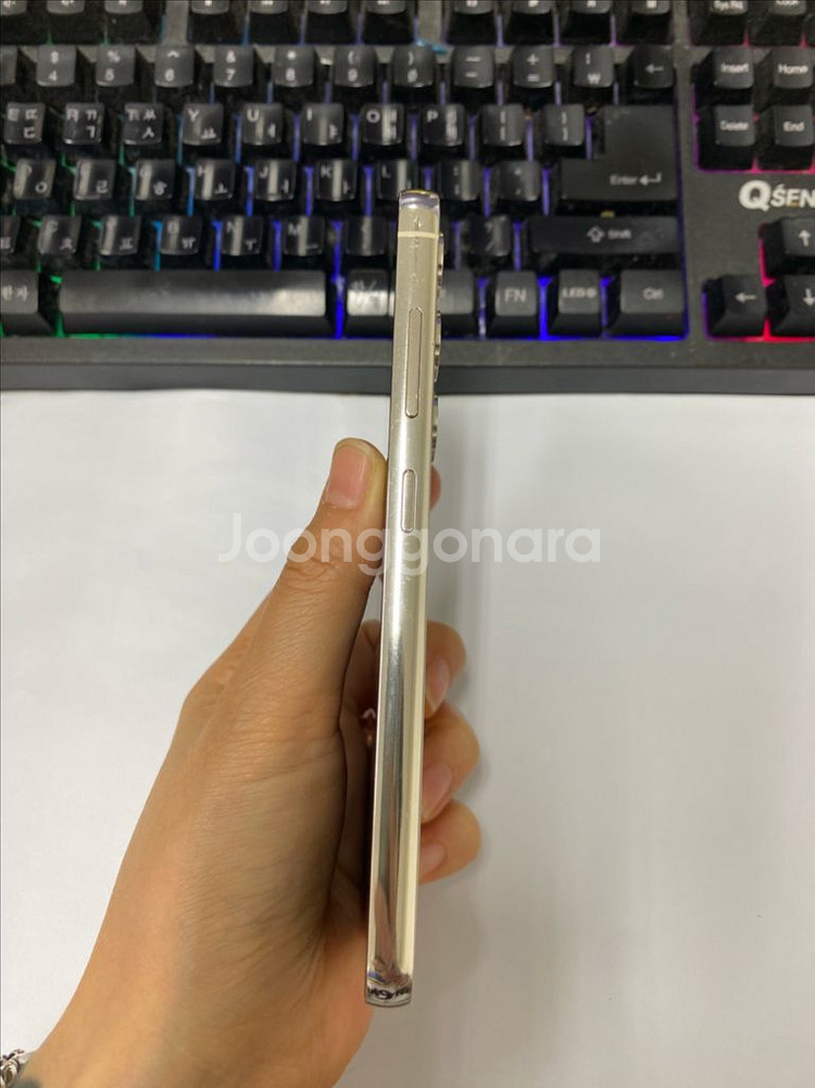 SK 갤럭시S23 크림 외관깔끔 256GB 무잔상메인폰--5