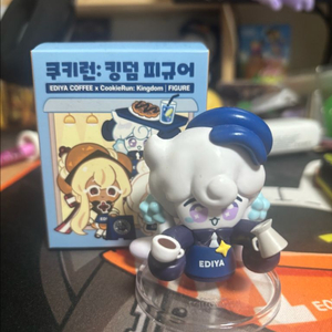 쿠키런킹덤 밀키웨이맛쿠키 이디야 콜라보 피규어