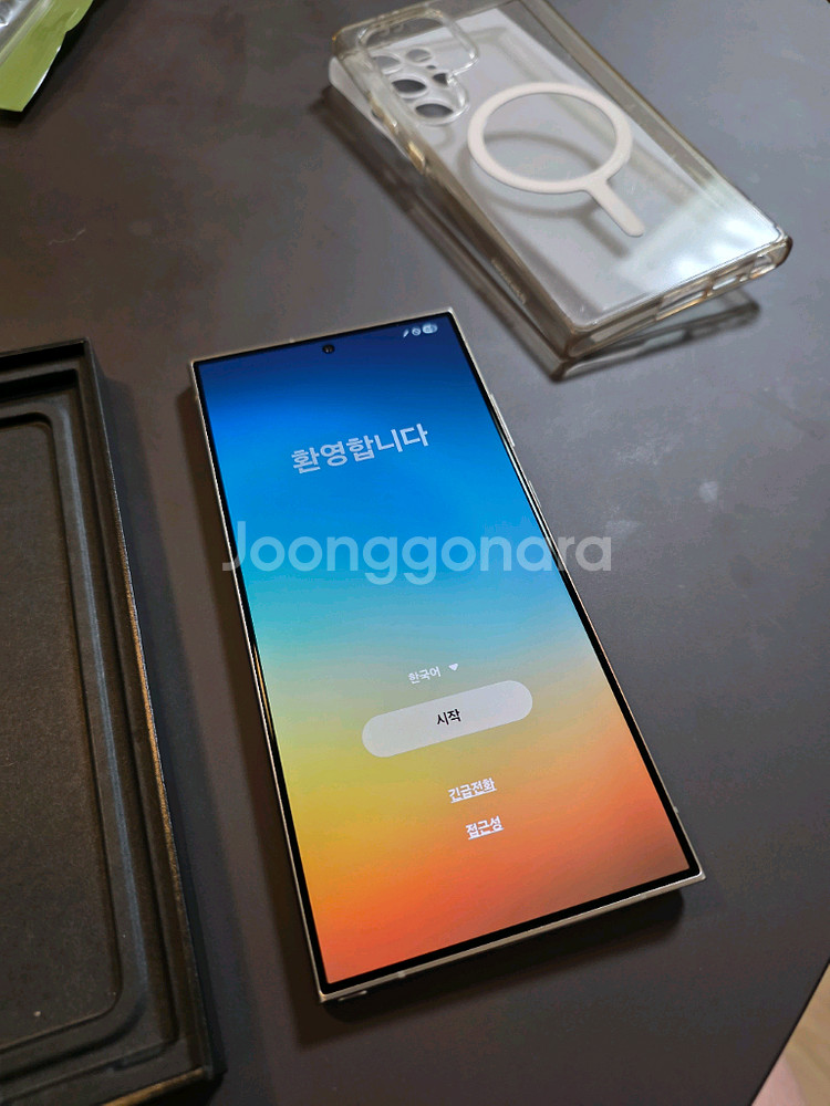 갤럭시s24울트라 512 티타늄 그레이 자급제--0