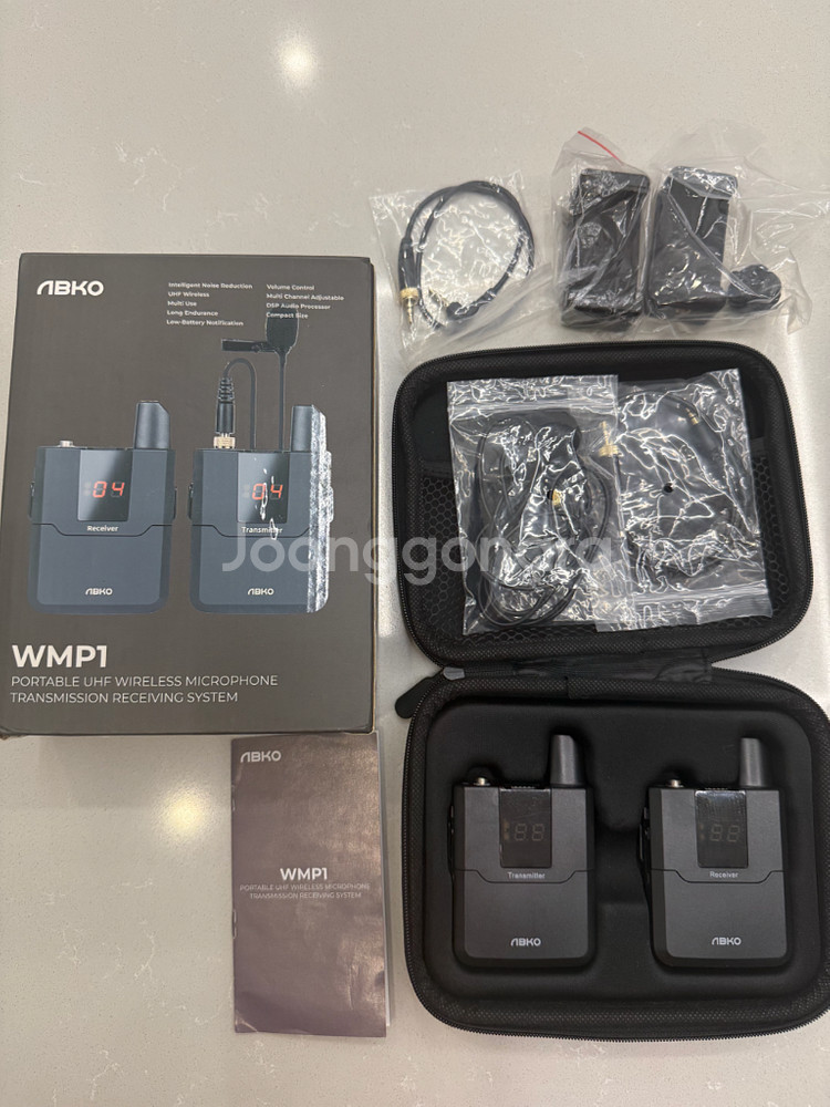 앱코 WMP1 무선 마이크 세트 (송신기+수신기 / 풀--0