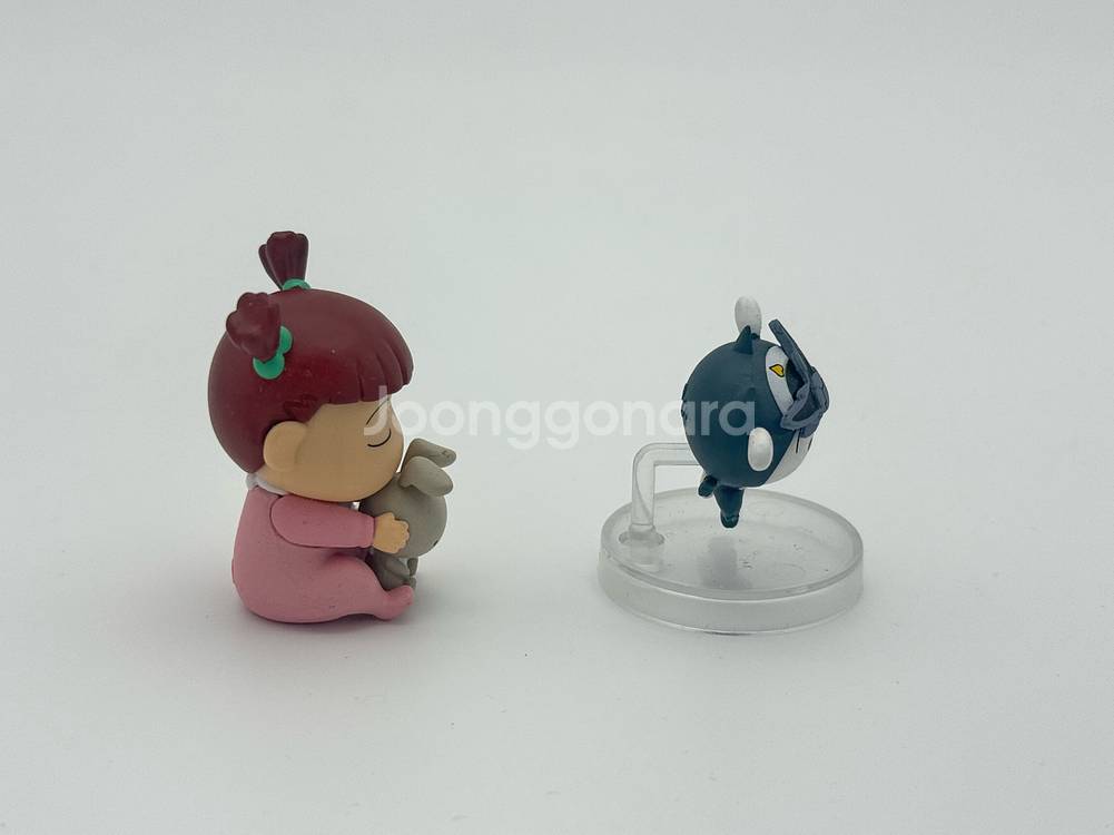 짱구 유리 아기 피규어 & 흰둥이 파워레인저 피규어--3