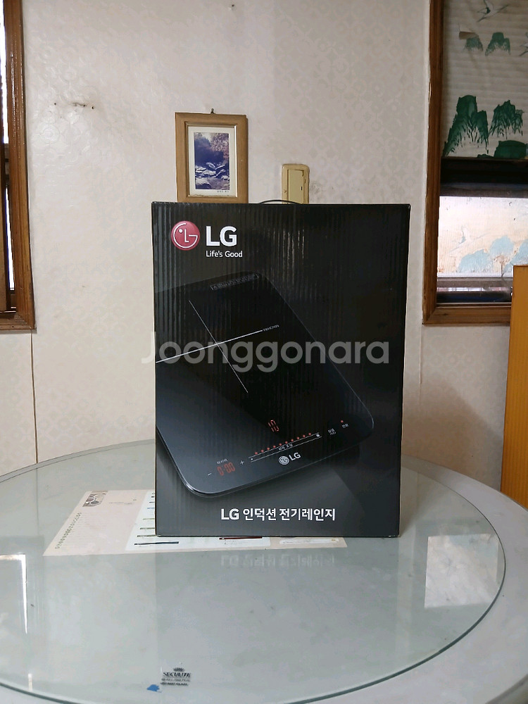미사용새제품 LG디오스 인덕션1구 HEI1V 전기레인지--0