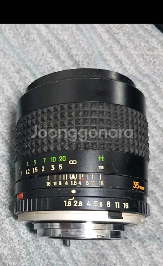 미놀타 35mm mc rokker-hh f1.8 수동렌--0