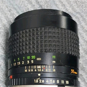 미놀타 35mm mc rokker-hh f1.8 수동렌