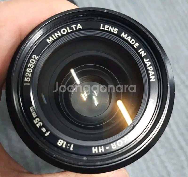 미놀타 35mm mc rokker-hh f1.8 수동렌--3