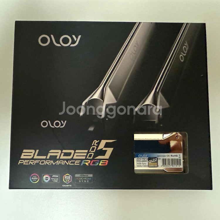 OLOY ddr5 16*2 6000mhz cl32 램--0