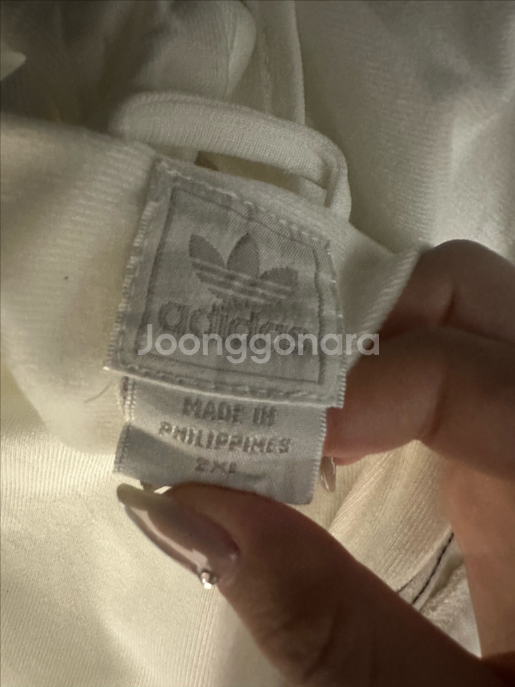아디다스 오리지널스 빈티지 구파이어버드 흰색 트랙탑--1