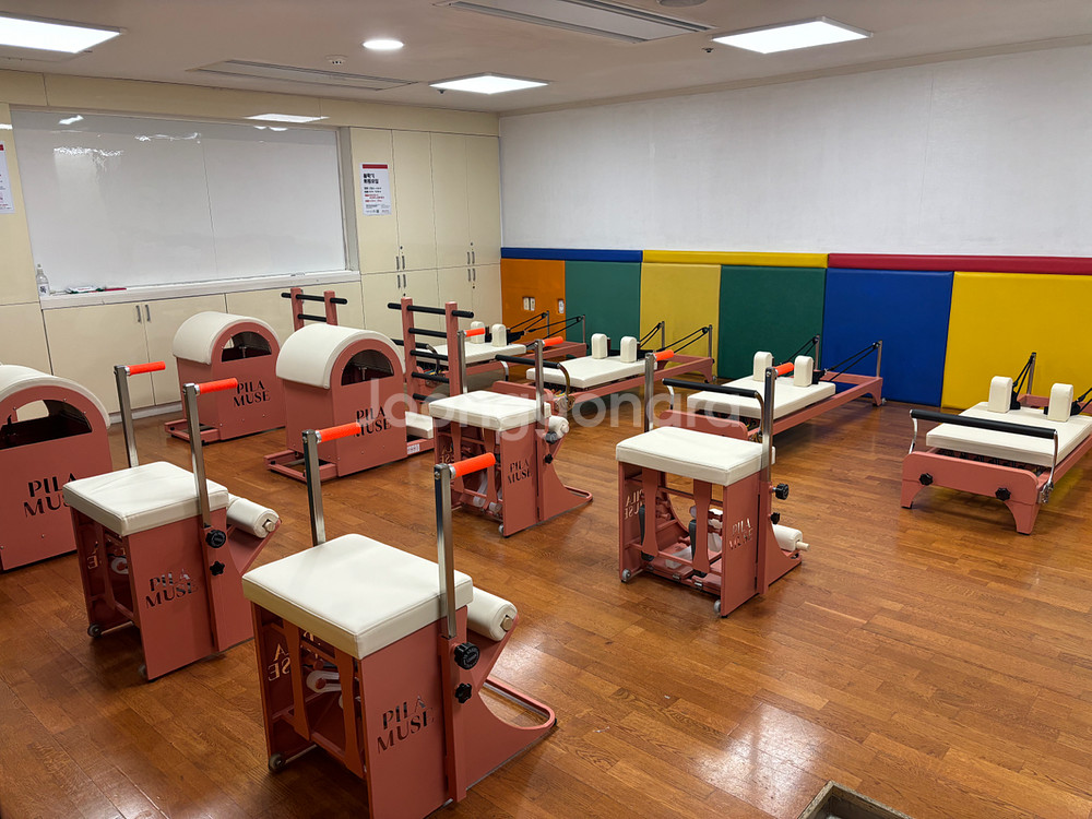 필라뮤즈 키즈필라테스 인디핑크 한세트--0