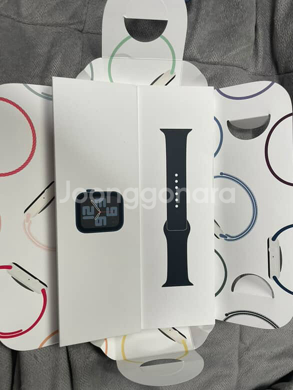 애플워치 se2 44mm wifi 스포츠 밴드 상자포함--1