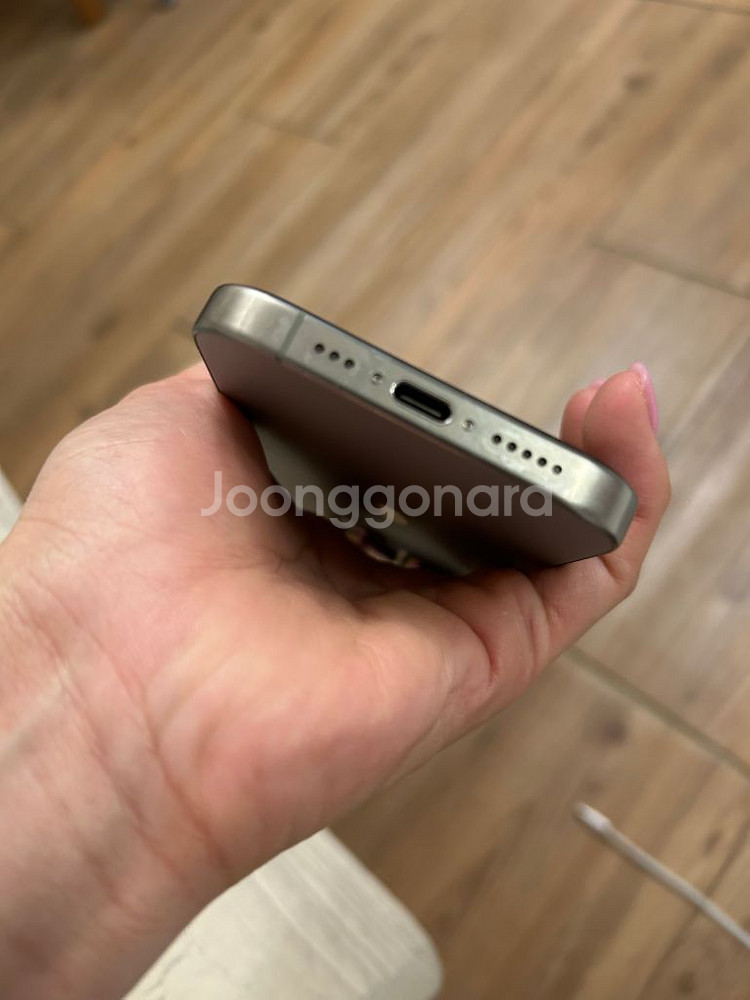 아이폰15프로 512GB 실버 듀얼유심 /해외구매--5