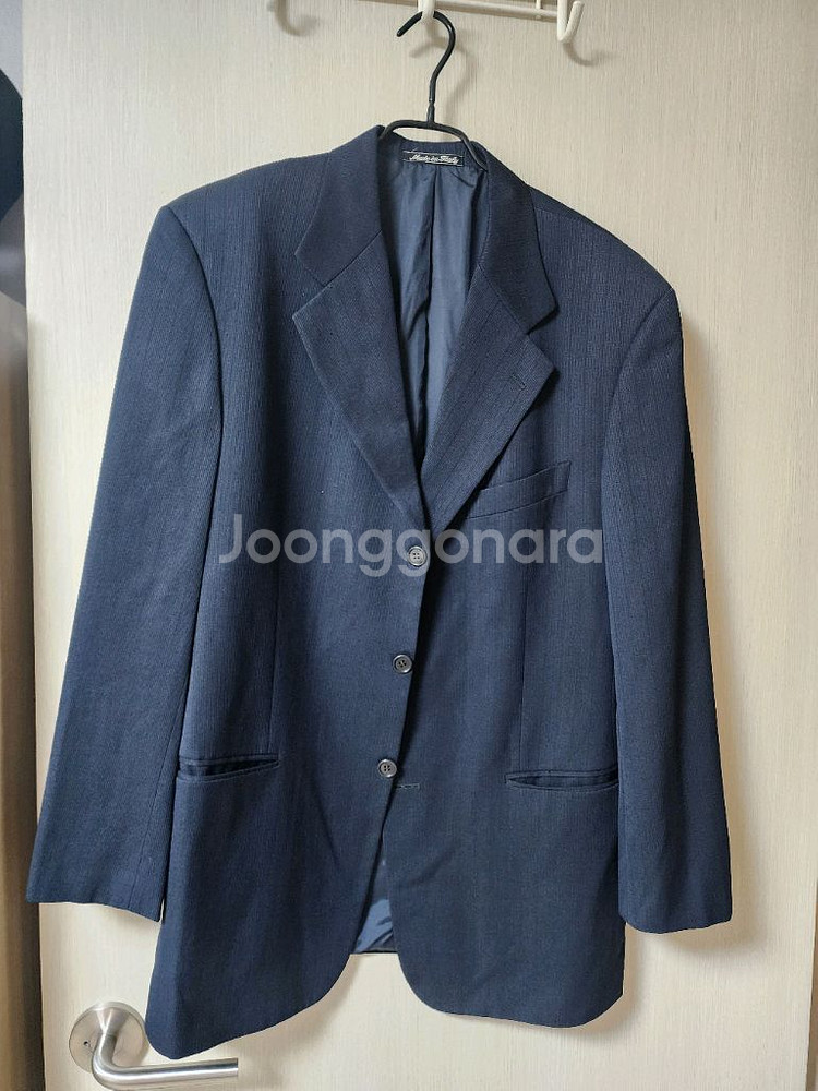 (정품) 발렌티노 우모 딥네이비 포켓 블레이져 정장--0