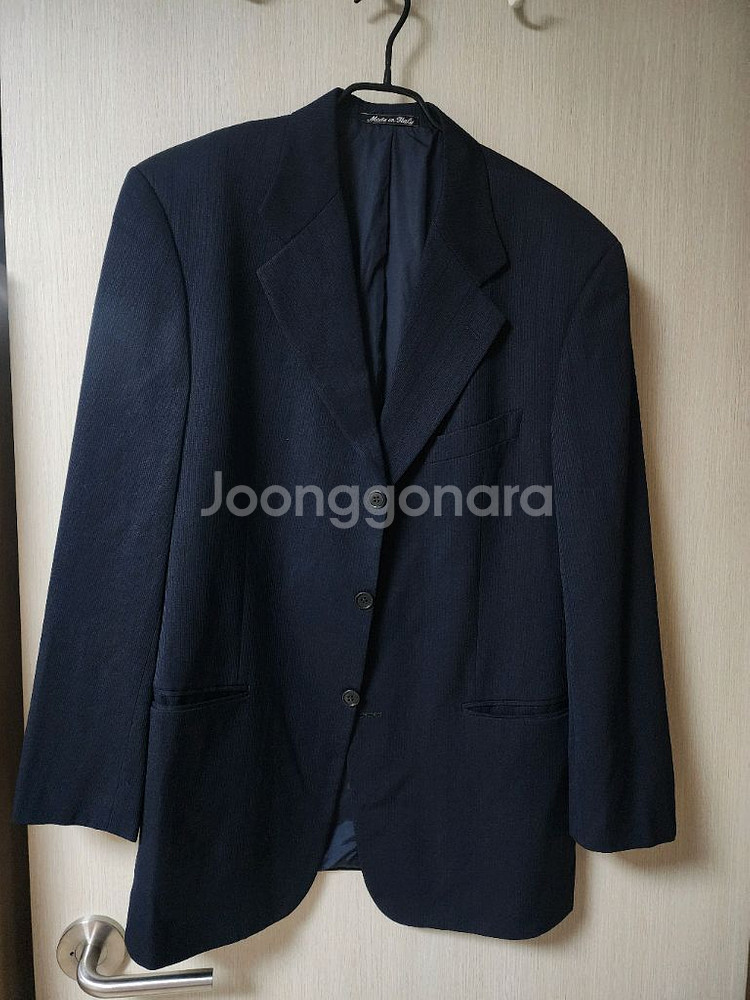 (정품) 발렌티노 우모 딥네이비 포켓 블레이져 정장--1