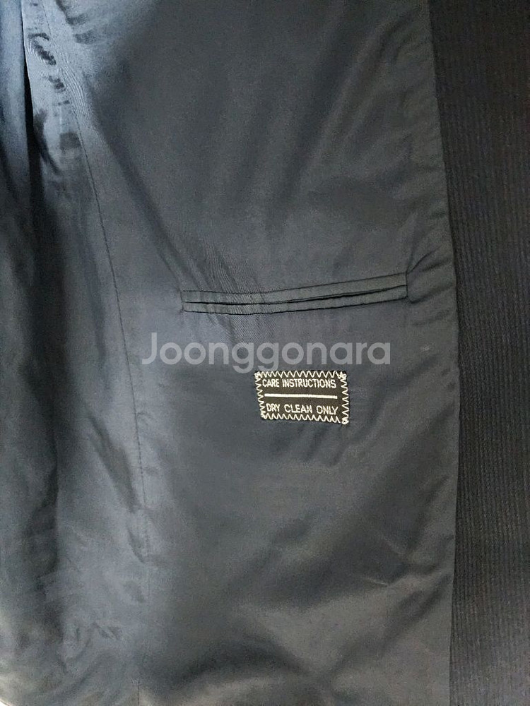 (정품) 발렌티노 우모 딥네이비 포켓 블레이져 정장--6