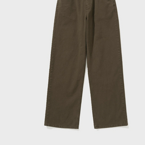 25ss 마이라이브러리 가먼트다잉팬츠 브라운 L